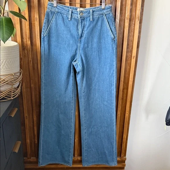 L'Agence Weston Wide Leg Jeans in Alis. Size 26